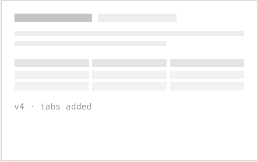 Actual grayscale wireframe sample from the portfolio.