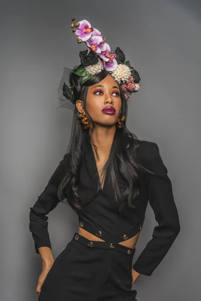 Orchid Crown — Fashion photograph