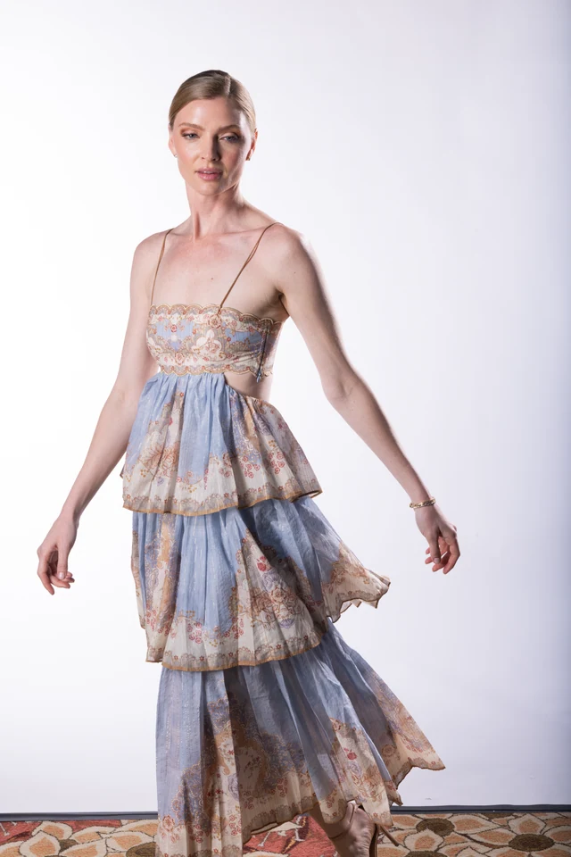 Tiered Chiffon I — Fashion photograph