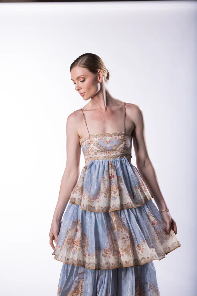 Tiered Chiffon III — Fashion photograph