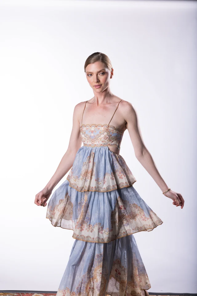 Tiered Chiffon IV — Fashion photograph