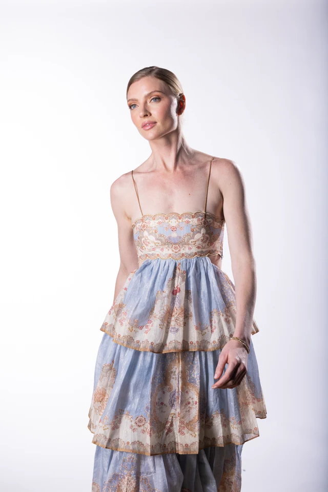 Tiered Chiffon VII — Fashion photograph